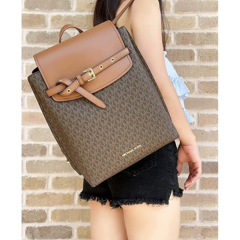 Michael kors mini leather backpack hot sale