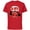 Red, variant on Disney Mickey Mouse Racing Team "Oh Boy!" Race Car Driver - Short Sleeve Cotton T-Shirt for Adults - Customized-Black