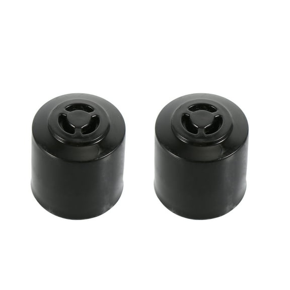 IBASETOY 2Pcs Kitchen Pressure Cooker Steam Valves Durable Stainless Steel Electric Cooker Safety Relief Caps Black