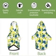 thumbnail image 6 of Honeii Lilies Flowers Print Small Dog Hoodies Pet Hooded Sweatshirts Fall Winter Puppy Cat Sweaters Warm Clothes for Small Dogs Outfits Costume-Large, 6 of 7