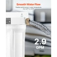 thumbnail image 4 of VEVOR RV Water Filter System 2-Cartridge Water Filtration for Campers RVs Boats, 4 of 9