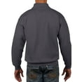 thumbnail image 2 of Gildan Men's and Big Men's 1/4 Zip Cotton Cadet Collar Sweatshirt, up to 2XL, 2 of 2