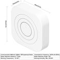 thumbnail image 4 of yeacher 24G WiFi Human Presence Sensor with Millimeter Wave Radar for Smart Homes, Compact White Design, 1.5-6m Detection Range, Easy Integration with Smart Devices, 4 of 7