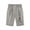 Grey, variant on Shorts For Girls Kids Drawstring Elastic Waist Shorts Casual Solid Color Letter Print Knee Length Shorts With Pockets Versatile Pants Size 3-4 Years