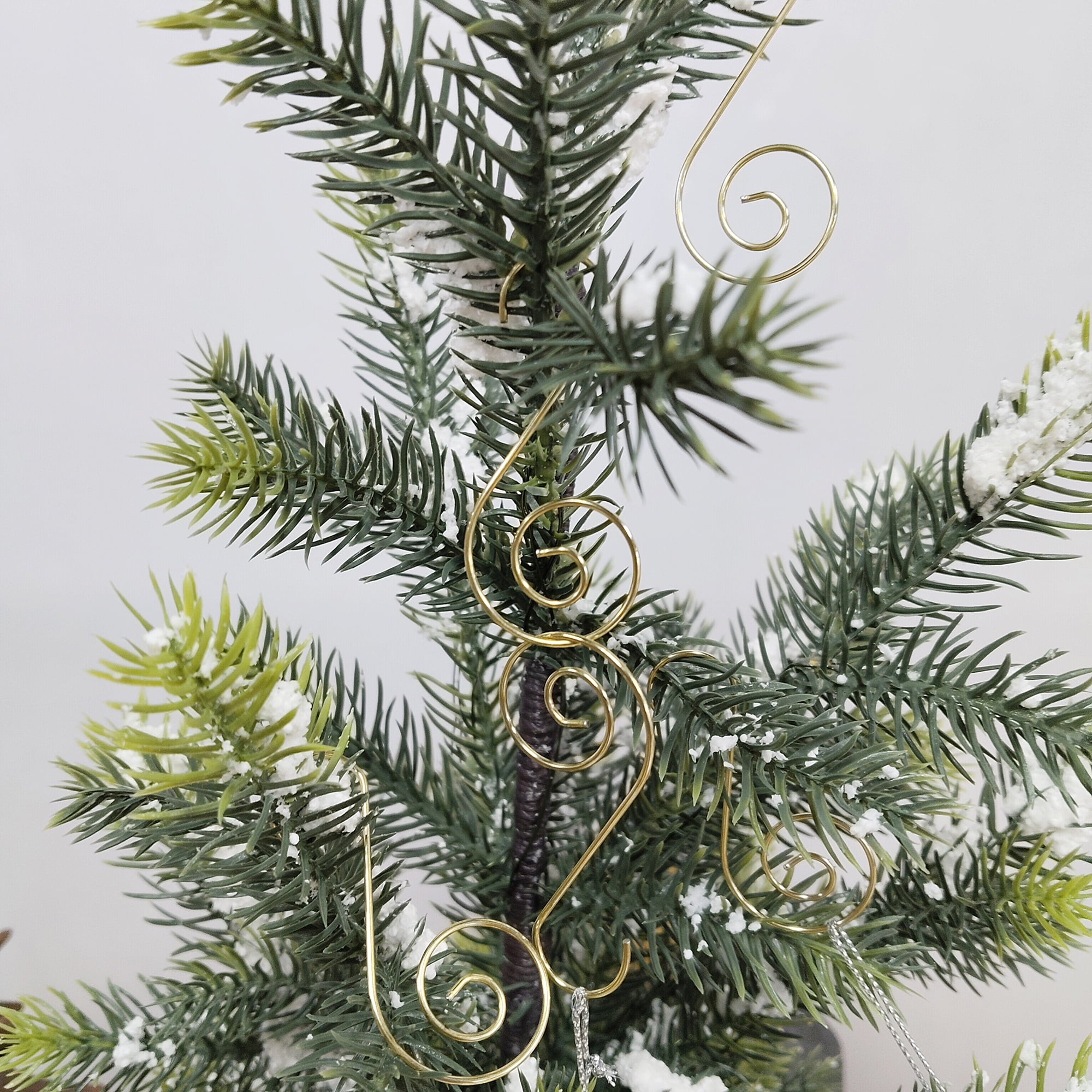 Holiday Time Metal 20ct Basic Hooks Ornaments - Gold