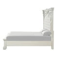 thumbnail image 3 of Furniture of America Byrne Wood Tufted Headboard Panel King Bed in White, 3 of 10