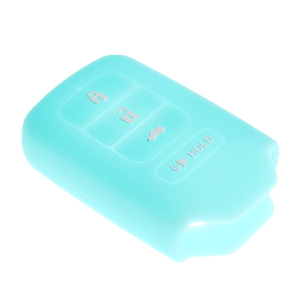 Funda de FOB 4 Botones Cáscara Protectora para Coche Azul luminoso