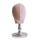 thumbnail image 1 of Cabeza de maniquí Fernando soporte para exhibición de pelucas tela multifuncional Base de plata, 1 of 8