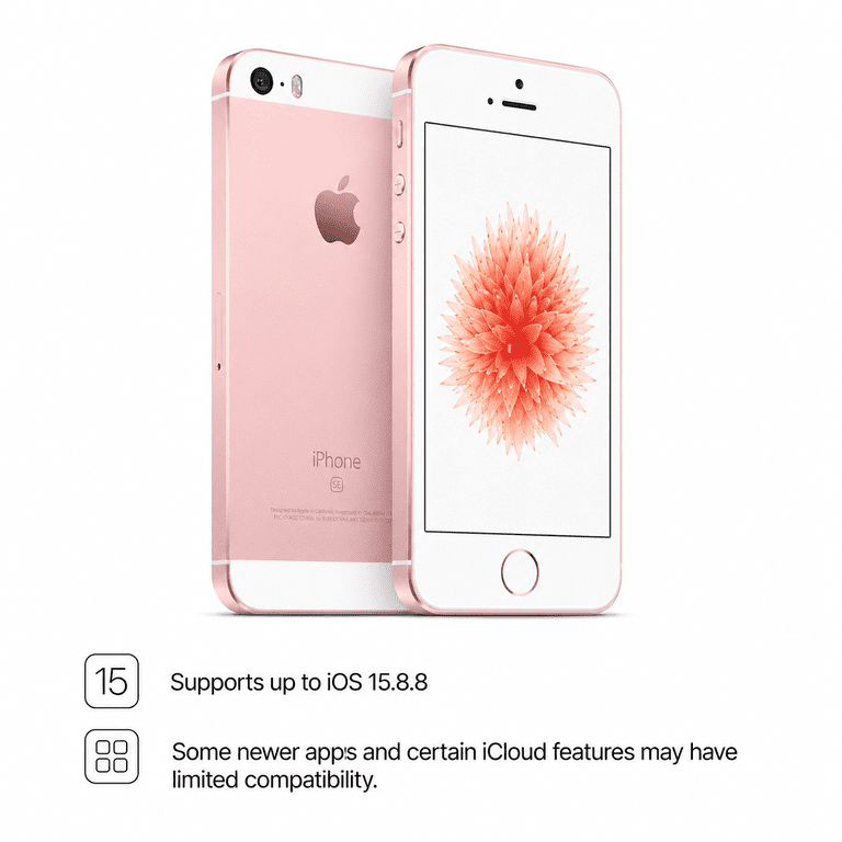 Apple iPhone SE ローズゴールド 64G本体　バッテリー82% Restored Apple iPhone SE (1st generation) - Carrier Unlocked - 16