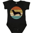 thumbnail image 3 of Inktastic Dachshund Dog Retro Sunset Boys or Girls Baby Bodysuit, 3 of 5