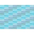 thumbnail image 1 of Ahgly Company Tapis Rectangulaire Lavable en Machine Intérieur Bleu Turquoise Vert Transitionnel, 3 Pieds x 5 Pieds, 1 of 1