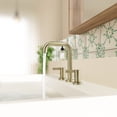 thumbnail image 5 of PARLOS Widespread 2-handle Bathroom Faucet with Water Supply Lines，Brushed Gold, 5 of 13