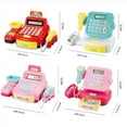 thumbnail image 3 of Jouet de Caisse de Supermarché Simulation DIY Interaction Éducative Lampe Jeu de Rôle Sonore Jeu de Courses Cadeau pour Enfants Garçons Filles Jouets de Jeu de Rôle, 3 of 7