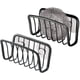 thumbnail image 1 of Soportes para esponja de metal organizador de fregadero negro mate JM, 1 of 5
