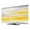 Gray Yellow, variant on Yellow Grey TV Cover for 24 Inch Screen, Stretch Fabric Dustproof TV Display Protector, Vintage Farmhouse Abstract Oil Painting Elastic Slipcover Monitor Cover for Indoor Desktop Computer 20.9"x11.8"