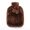 Brown, variant on 2L Explosion Proof Plush Cold-proof Removable Hot Water Bottle Cover Winter Protective Case Faux Fur Fleece Heat Preservation Covers ROSE