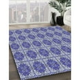 thumbnail image 2 of Ahgly Company Indoor Rectangle Patterned Blue Angel Blue Area Rugs, 8' x 10', 2 of 6