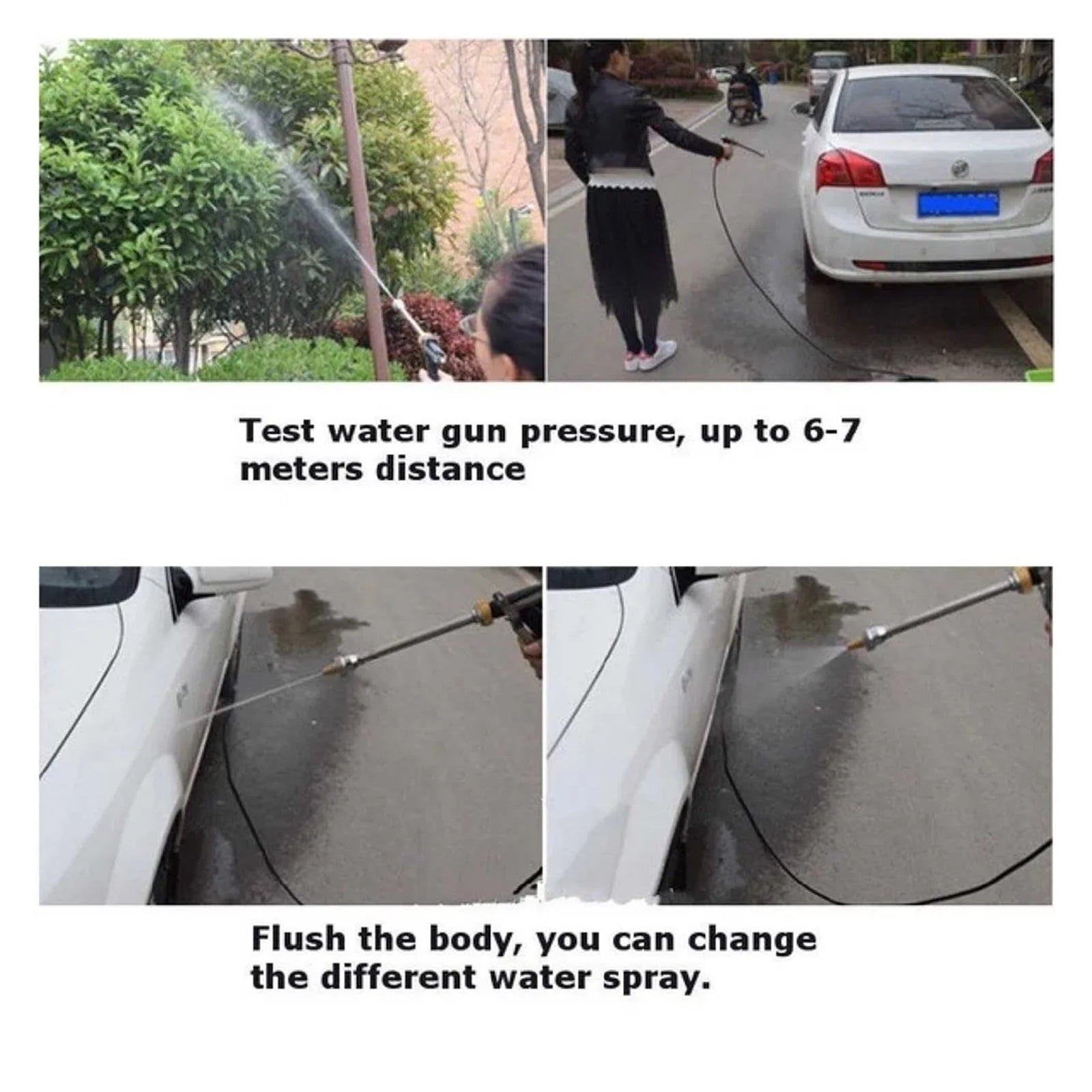 12V Car Washer Pump High Pressure Car Electric Washer, Wash Pump Set Portable Auto Washing Cleaning Machine Kit Washer Sprayer