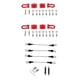 thumbnail image 1 of Accesorio de modelo de coche de material acero RC 1:10, enganche de remolque con tornillos 4X para SCX10 D110 axial, 1 of 7