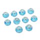 thumbnail image 4 of Agujero grande de vidrio hecho a mano para hacer joyas artesanales Azul, 4 of 9