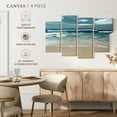 thumbnail image 4 of Elephant Stock Symphony Of The Sea Wall Art - Horizontal Multi Panel Canvas - Living Room Wall Decor - Beach Multi Panel - Blue And Teal Decor By Nan - 24" x 14", 4 of 4