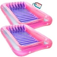 thumbnail image 1 of Swimline 9052 71 Inch Swimming Pool Inflatable Tub Float Lounge Chairs (2 Pack), 1 of 7