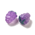 thumbnail image 3 of 1strand Handmade Lampwork Beads Strands Grape Dark Orchid 17x12~13x12~13mm Hole: 1.2~1.4mm about 20pcs/strand 13.39''(34cm), 3 of 4