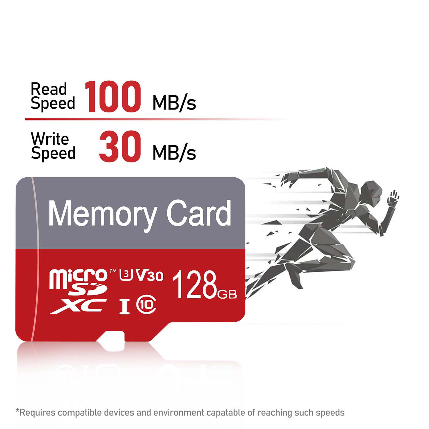 MEMORIA MICRO SD 128GB TF 128GB U3 HP
