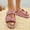 Rose_Red, variant on Women's Lightweight Wedge Sandals, Breathable Cork Platform Slides with EVA Cushioning, Summer Beach Casual Shoes 2026