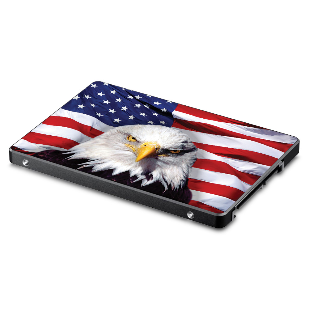 MightySkins Skin Compatible With Samsung 850 / 860 Evo 2.5" SSD - America Strong | Protective, Durable, and Unique Vinyl Decal wrap cover | Easy To Apply, Remove, and Change Styles | Made in the USA