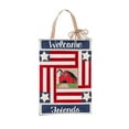thumbnail image 1 of Evergreen Burlap Door Decor - Country Patriotic Barn, 1 of 1