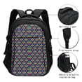 thumbnail image 3 of Balery Mardi Gras Carnival3 Print USB Charging Backpack for Men and Women - Water-Resistant, Anti-Theft Laptop Backpack with USB Port for Travel, Work, School, and College, 3 of 7