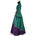 thumbnail image 4 of Women's Green Velvet Dress - Stage Performance Dress, 4 of 9