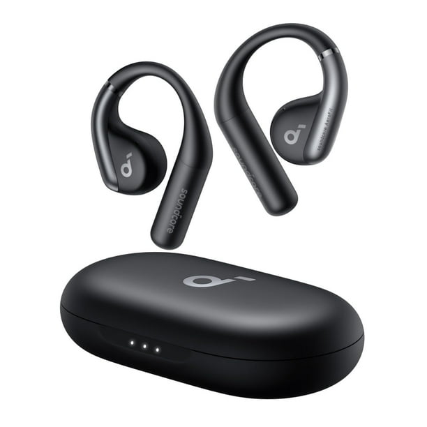 Soundcore by Anker, AeroFit Open-Ear Headphones, Ultra Comfort, Snug Fit, Ergonomic Ear Hook, Balanced Sound, IPX7 Waterproof, 42H Playtime, Bluetooth 5.3, App Control, Clear Calls, Wireless Earbuds