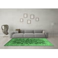 thumbnail image 3 of Ahgly Company Indoor Rectangle Oriental Emerald Green Industrial Area Rugs, 2' x 3', 3 of 4