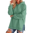 thumbnail image 7 of Trwkzve Long sleeve Hoodie Womens With Hood Sweatshirts Mint Green M, 7 of 7