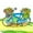 Bike, variant on Wrapables 3D Pop Up Floral Greeting Card, Flower Bouquet Card for Mother's Day, Birthday, Anniversary, All Occasions, Cherry Blossoms Watering Can