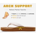 thumbnail image 4 of Colchoneta de yoga con soporte para arco KuaiLu para mujer, color blanco, talla 9, 4 of 9