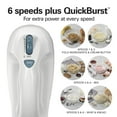 thumbnail image 4 of Hamilton Beach 6-Speed Electric Hand Mixer, with QuickBurst, Storage Case & 3 Attachments, Mixer for Kitchen, White, 4 of 11