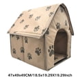 thumbnail image 3 of SuoKom Foldable Dog House Small Footprint Pet Bed Tent Cat Kennel Indoor Portable Trave, 3 of 6