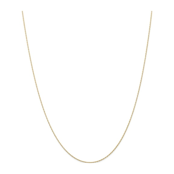 14K Yellow Gold .5 mm Carded Cable Rope Chain (16 X 0.5) Made In United States 5ry-16