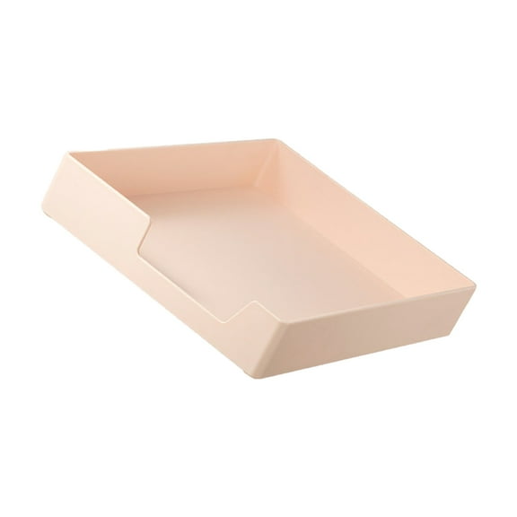 OFFIGAM 1Pcs Office Storage Box Document File Storage Box Pink for Neat Workspace