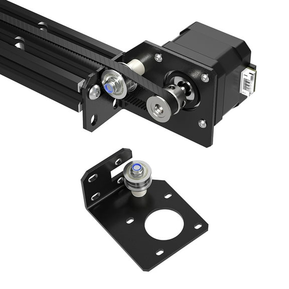 3D Printer Accessories Y Axis Nema 17 42 Stepper Motor Mount Metal Bracket Mounting Holder Support Applicable to 2040 Euro standard V slot aluminum profile