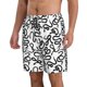 thumbnail image 2 of Balery Hand Drawn Snake Traje de Baño Estilo Hawaiano para Hombre, Shorts de Secado Rápido con Bolsillos-Large, 2 of 6