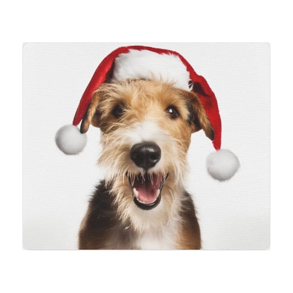 DistinctInk Mouse Pad - 1/4" Foam Rubber - Wire Fox Terrier