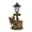 Gold B, variant on Round Luminous Solar Garden Light, Decorative Crack Crystal Ball Courtyard Ornament - 6.2x4.5x4.3 Inch Resin for Homeowners Seeking Elegant Patio Illumination