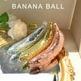 thumbnail image 5 of Mirrored Discos Banana Fruit Sculpture Glittering Reflective Ornaments for Parties Weddings and Dance Floor Decoration, 5 of 9