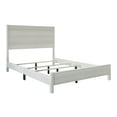 thumbnail image 6 of Castle Place Modern Full Wooden Bed, Light Grey, 6 of 7