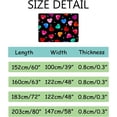 thumbnail image 3 of FREEAM Soft Rug Large Area Rugs, Colorful Heart Shapes Comfortable Indoor Carpet, Baby Play Mat for Living Room Bedroom Nursery Home Decor Floor Mat 80x58inch, 3 of 6