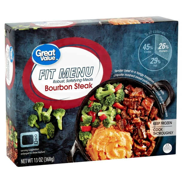Great Value Fit Menu Bourbon Steak 13 Oz Walmart Com Walmart Com